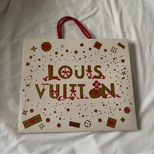 Louis Vuitton gift bag for hangbags (Christmas edition)